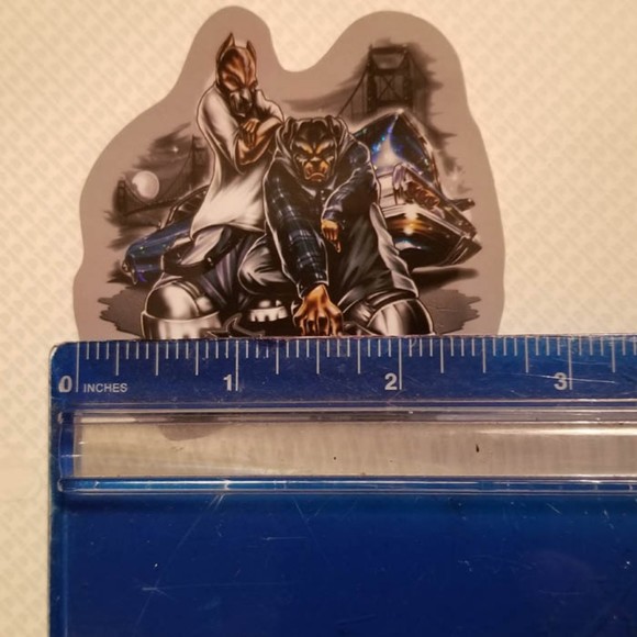 '02 Street Breed prism vending mach sticker "Road Dawg" #14 - Picture 6 of 6